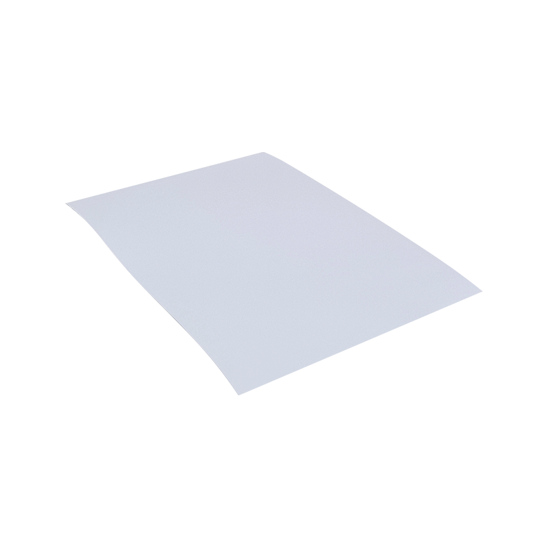 25um helderwitte gealuminiseerde PET-film zelfklevende papieren sticker 