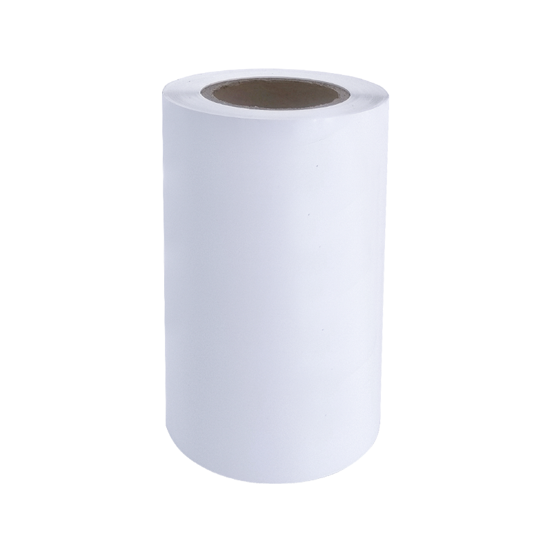 25um helderwitte gealuminiseerde PET-film zelfklevende papieren sticker 