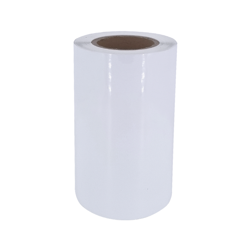 25um helderwitte gealuminiseerde PET-film zelfklevende papieren sticker 