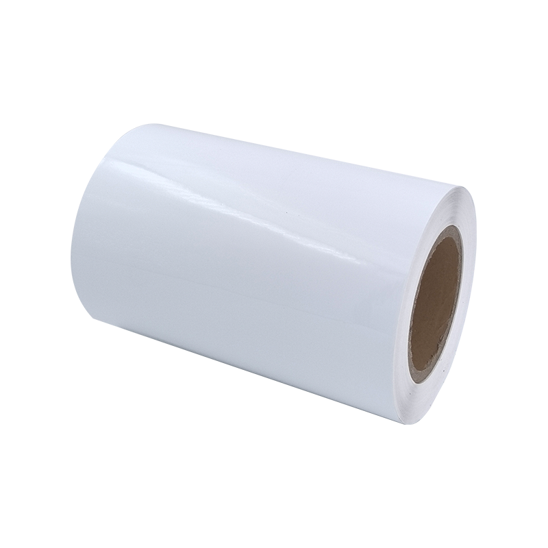 25um helderwitte gealuminiseerde PET-film zelfklevende papieren sticker 