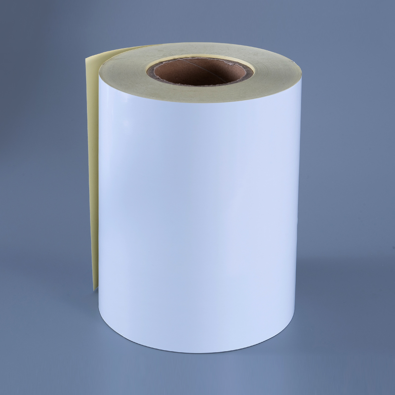 50mic glanzend wit polyesterfilm zelfklevend label met verwijderbare lijm Alcoholbestendig en bestand tegen hoge temperaturen