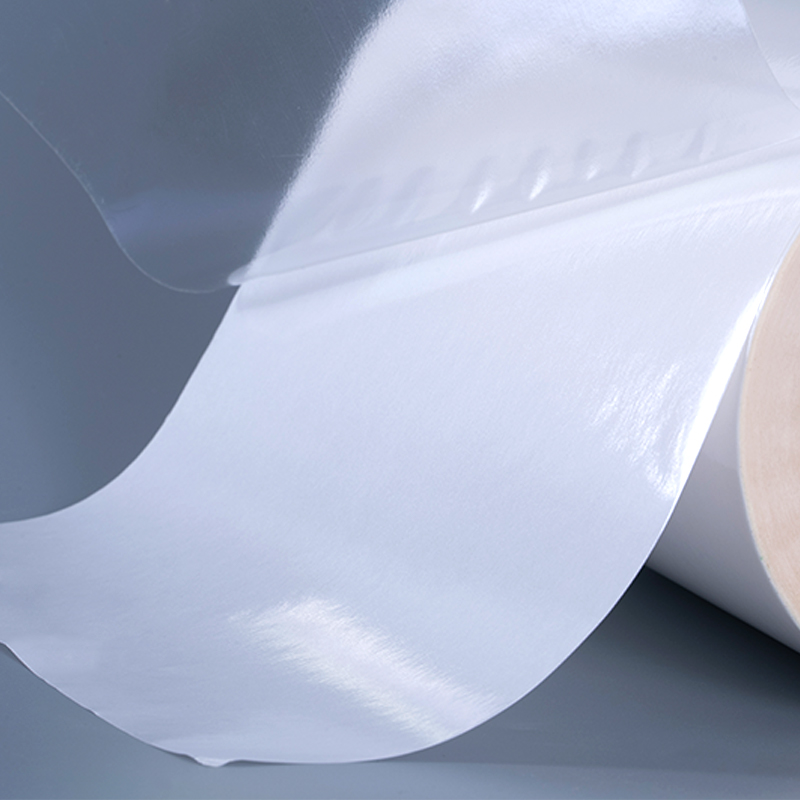 25mic transparante PET-folie met verwijderbare zelfklevende, doorzichtige polyester labels