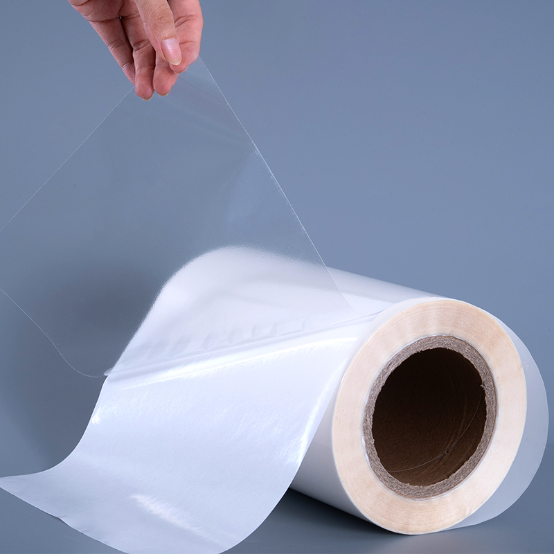 25mic transparante PET-folie met verwijderbare zelfklevende, doorzichtige polyester labels