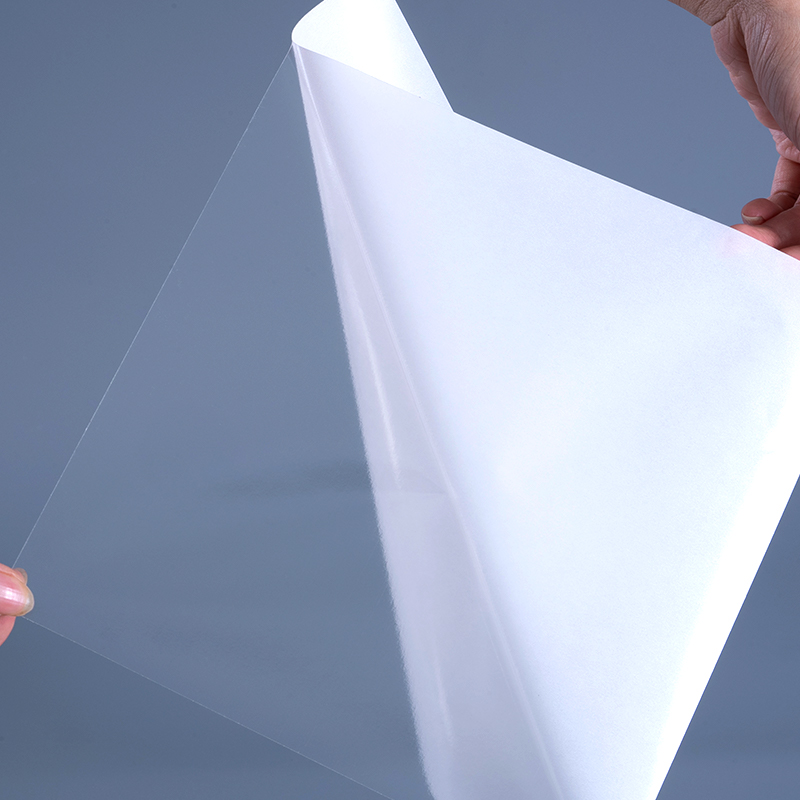 25mic transparante PET-folie met verwijderbare zelfklevende, doorzichtige polyester labels