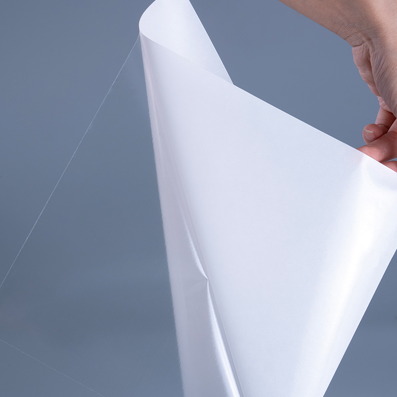 50mic transparante zelfklevende polyesterfilm vinylsticker afdrukken label jumborol