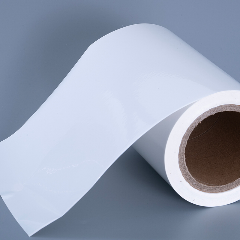 25mic glanzende PET-vinylfilmlabelmaterialen met acrylkleefstof Jumborol voor inkjetprinten