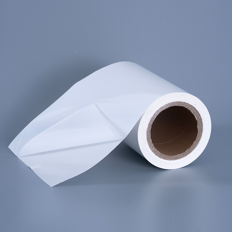 25mic glanzende PET-vinylfilmlabelmaterialen met acrylkleefstof Jumborol voor inkjetprinten