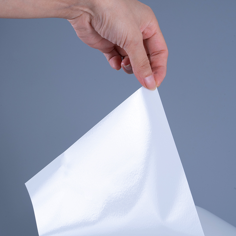 25mic glanzende PET-vinylfilmlabelmaterialen met acrylkleefstof Jumborol voor inkjetprinten